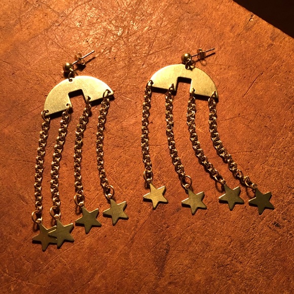 Shooting star 🌠 💫 statement earrings - Picture 7 of 14